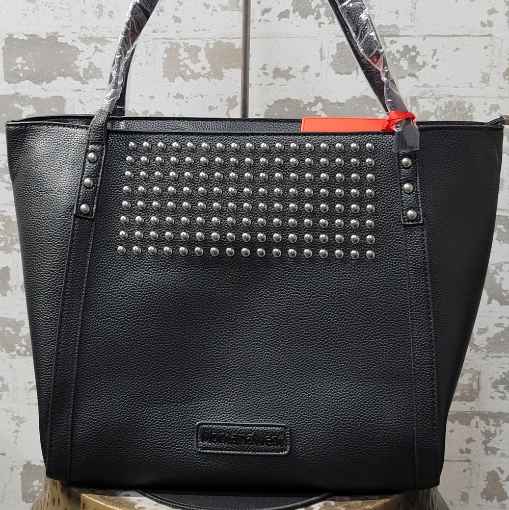 MWC-419BK Tote Rivets Purse
